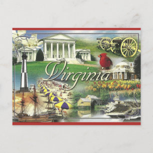 Vintage Virginia Briefkaart