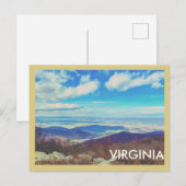 Vintage Virginia Briefkaart (Voorkant / Achterkant)