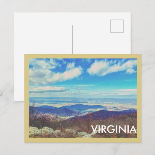 Vintage Virginia Briefkaart (Voorkant / Achterkant)