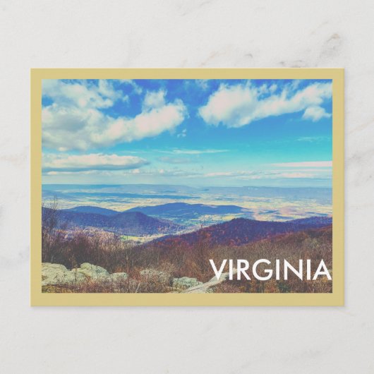 Vintage Virginia Briefkaart (Voorkant)
