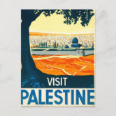 Vintage Visit Palestine Adv Briefkaart (Voorkant)