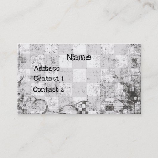 Vintage Visitekaartje (Voorkant)