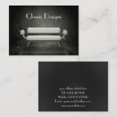 Vintage Visitekaartje (Voorkant / Achterkant)