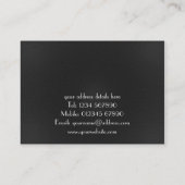 Vintage Visitekaartje (Achterkant)