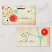 Vintage Visitekaartje (Voorkant / Achterkant)