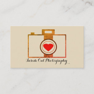 Vintage Visitekaartje fotograaf