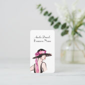 Vintage Visitekaartje Mode 1920 (Staand voorkant)