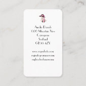 Vintage Visitekaartje Mode 1920 (Achterkant)