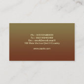 vintage visitekaartje Victoriaans rozen (Achterkant)