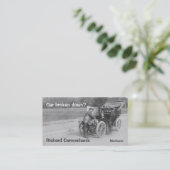 Vintage-visitekaartje Visitekaartje (Staand voorkant)