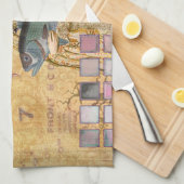 Vintage Vissen Vrouw Gothic Klassieker Theedoek (Quarter Fold)