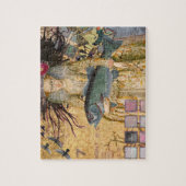 Vintage Vissen Whimsical Renaissance Gotische Vis Legpuzzel (Verticaal)