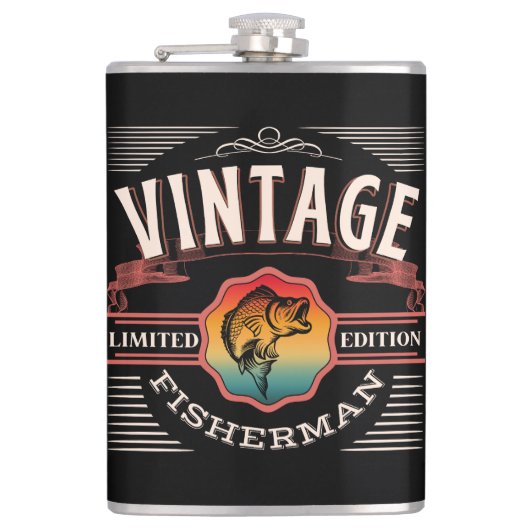 VINTAGE VISSER LIMITIERE EDITIE  HEUPFLES (Voorkant)