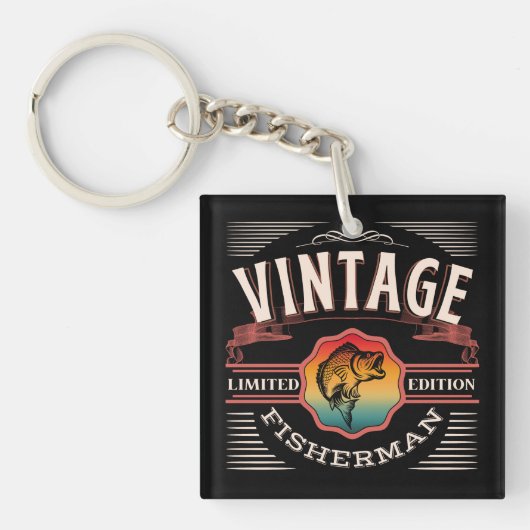 VINTAGE VISSER LIMITIERE EDITIE SLEUTELHANGER (voorkant)