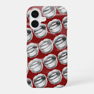 Vintage Vixen donkere kersrood Vintage Bloke Sade  iPhone 16 Hoesje