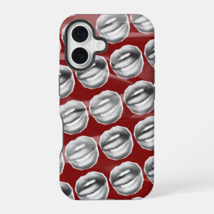 Vintage Vixen donkere kersrood Vintage Bloke Sade iPhone 16 Hoesje