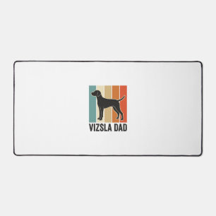Vintage Vizsla Vader Hond Liefhebber Shirt Ontwerp Bureaumat