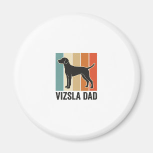 Vintage Vizsla Vader Hond Liefhebber Shirt Ontwerp Magneet