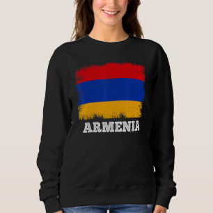 Vintage Vlag Armenië Land Retro Vlag Armeens Trui