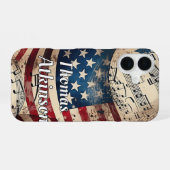 VIntage Vlag iPhone 16 Hoesje (Achterkant horizontaal)