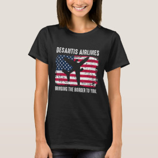 Vintage Vlag van de VS - DeSantis Airlines T-shirt