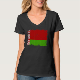 Vintage vlag van Wit-Rusland Wit-Russische Onafhan T-shirt