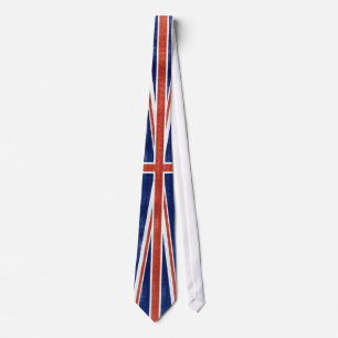 Vintage Vlag Verenigd Koninkrijk Tie Stropdas