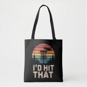 Vintage Vliegende Schijf Golf Ik Sla Dat Grappige  Tote Bag