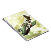 Vintage Vliegtuig Notitieboek (Rechterzijde)