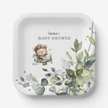 Vintage Vliegtuig Teddybeer Baby Shower