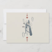 Vintage vliegtuig uitnodiging - Vliegtuig uitnodig (Achterkant)