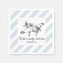 vintage, vliegtuig, vliegtuig Cocktail Papieren se