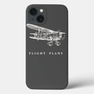 Vintage Vliegtuig, Vluchtplannen Case-Mate iPhone Case
