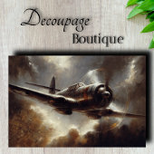 Vintage Vliegtuigen Decoupage Tissuepapier