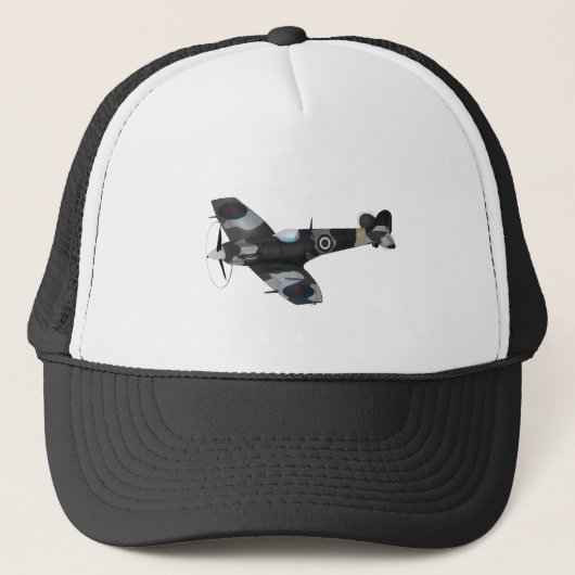 Vintage vliegtuigen trucker pet (Voorkant)