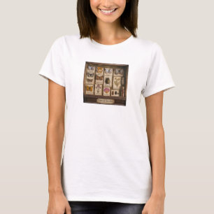 Vintage Vlinder & Botanisch Exemplarenbord Grafisc T-shirt