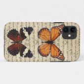 Vintage vlinder collectie Case-Mate iPhone case (Achterkant (horizontaal))