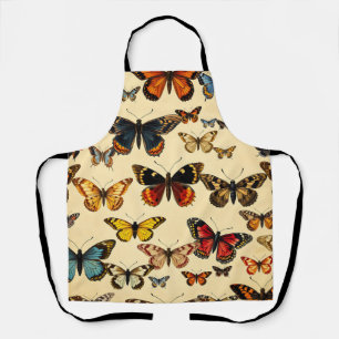 Vintage Vlinder Collectie Patroon Schort