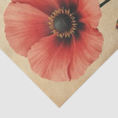 Vintage Vlinder Klaproos Bloem Meubel Decoupage Tissuepapier (Detail)