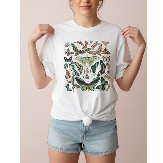 Vintage Vlinder & Mot T-shirt