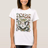 Vintage Vlinder & Mot T-shirt (Voorkant)