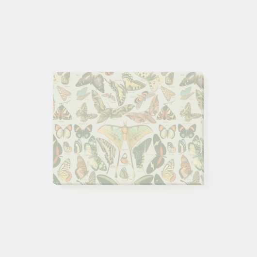 Vintage Vlinder Motief Print Post-it® Notes (Voorkant)