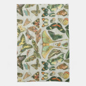 Vintage Vlinder Motief Print Theedoek (Verticaal)