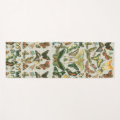 Vintage Vlinder Motief Print Yogamat (Voorkant (horizontaal))