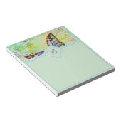 Vintage vlinder notitieblok (Schuin)