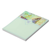 Vintage vlinder notitieblok (Linkerzijde)