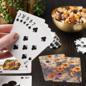 Vintage Vlinder Wilde Bloem (11) Pokerkaarten (Insitu)