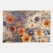 Vintage Vlinder Wilde Bloem (11) Theedoek (Horizontaal)
