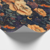 Vintage Vlinder Wilde Bloem (2) Cadeaupapier (Hoek)