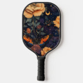 Vintage Vlinder Wilde Bloem (2) Pickleball Paddle (Achterkant)